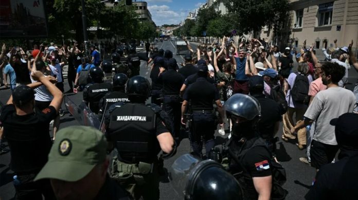 Protest U Beogradu