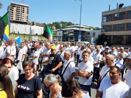 Rudari Protest Vlada FBiH