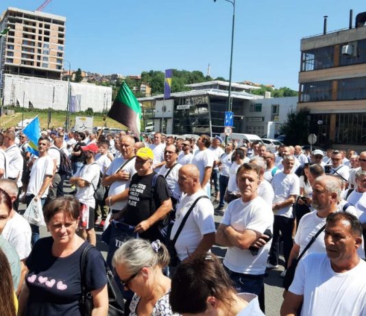Rudari Protest Vlada FBiH