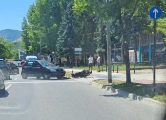 Saobraćajna Nesreća Kod Lamele U Zenici, Povrijeđen Motociklista