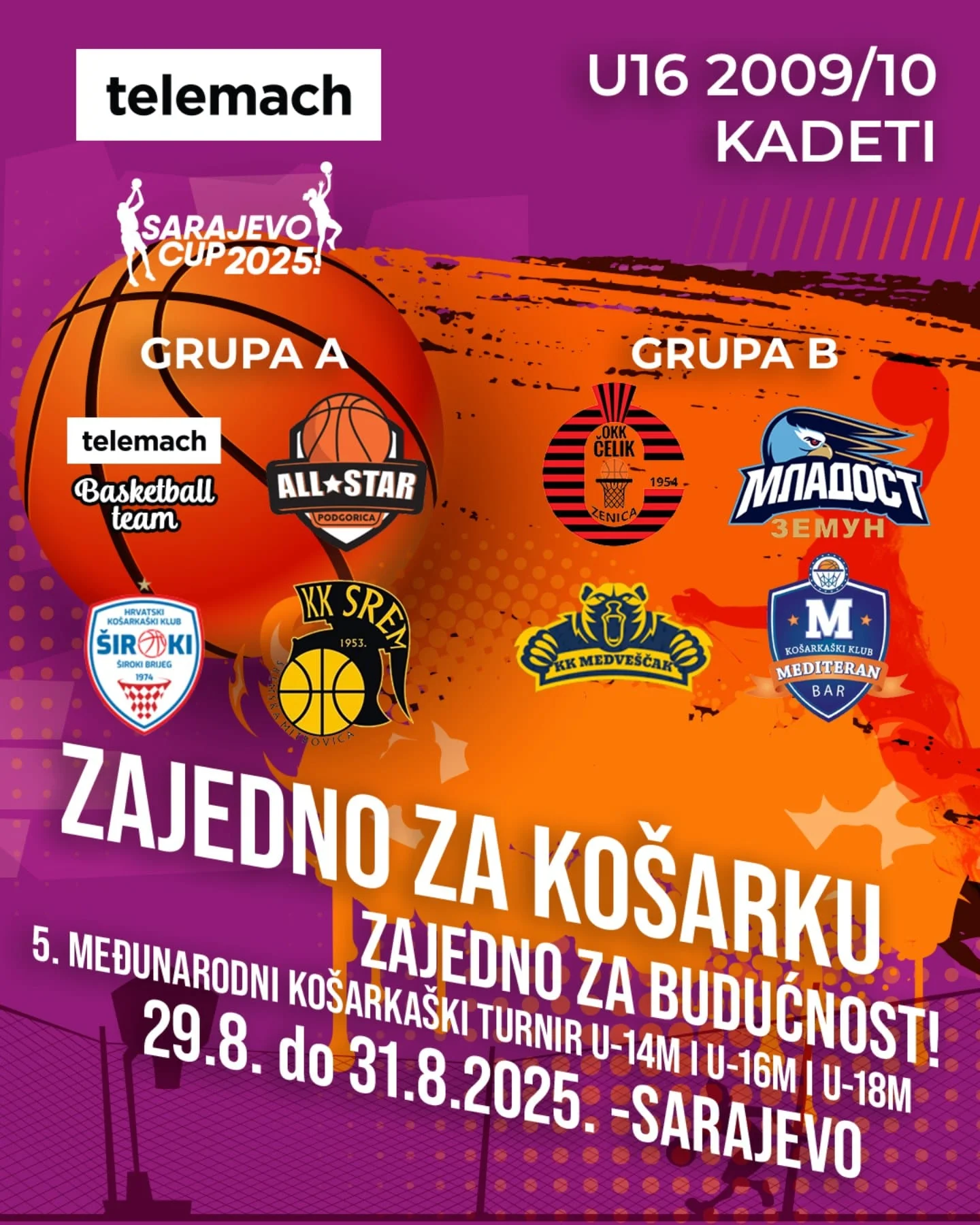 OKK Čelik omladinci na Telemach Sarajevo Cupu 2025