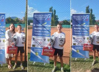 Adnan Kolić pobjednik IV Napretkovog teniskog turnira u Zenici Adnan Kolic