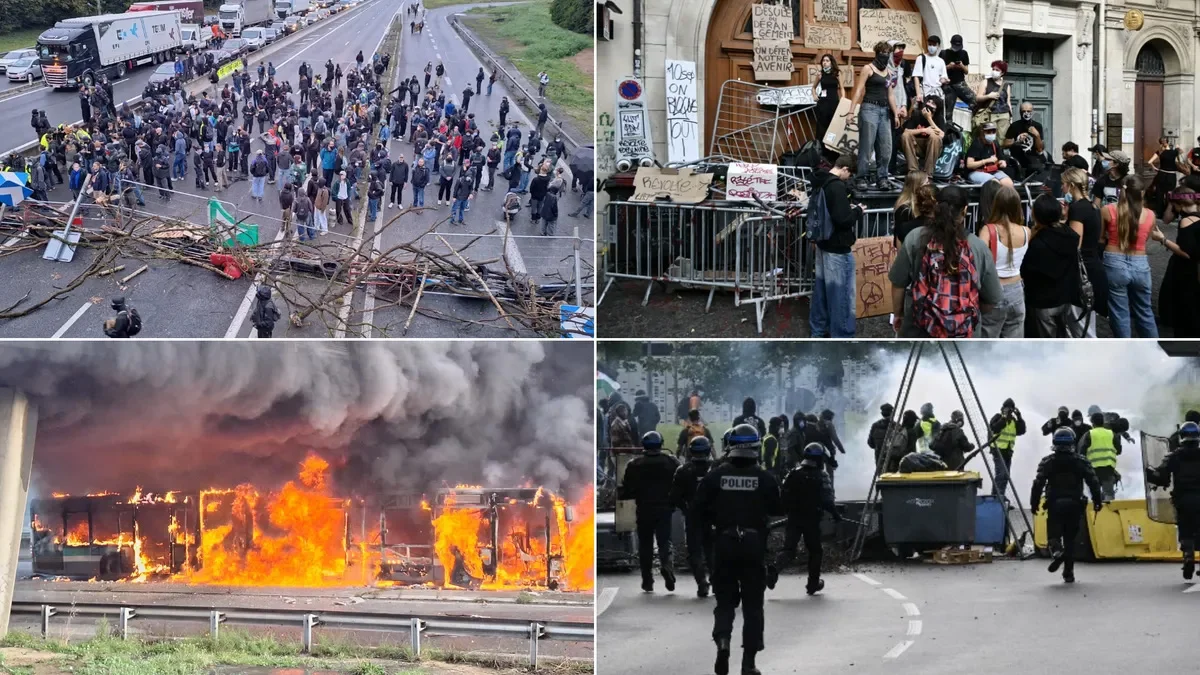 Bloquons Tout Protesti Francuska