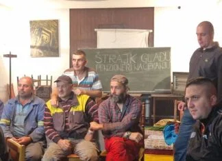 Rudari RMU Zenica, štrajk