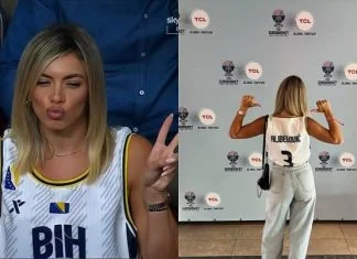 Navijačicu BiH Milicu proglašavaju najljepšom na Eurobasketu