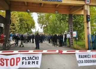 Radnici GIKIL-a stupili u generalni štrajk GIKIL Strajk