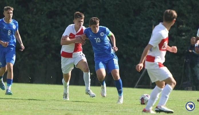 Kadetska reprezentacija BiH u finišu utakmice doživjela poraz od Hrvatske