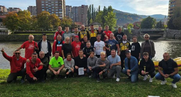 Rafteri RK Bosna Zenica dominirali u drugom kolu Rafting lige FBiH (FOTO)