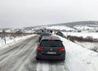 Zbog snijega otežan saobraćaj preko Komara, Romanije i Makljena
