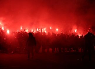 Bh. navijači u najbrojnijem korteu ikad krenuli ka stadionu Ernst Happel u Beču
