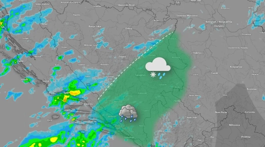 Najava promjene vremena: U četvrtak toplije uz jak jugo, zatim novo zahlađenje
