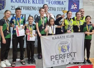 Zenički Perfekt dominirao u Tuzli – 31 medalja i tri zlatna pehara KK Perfekt U Tuzla