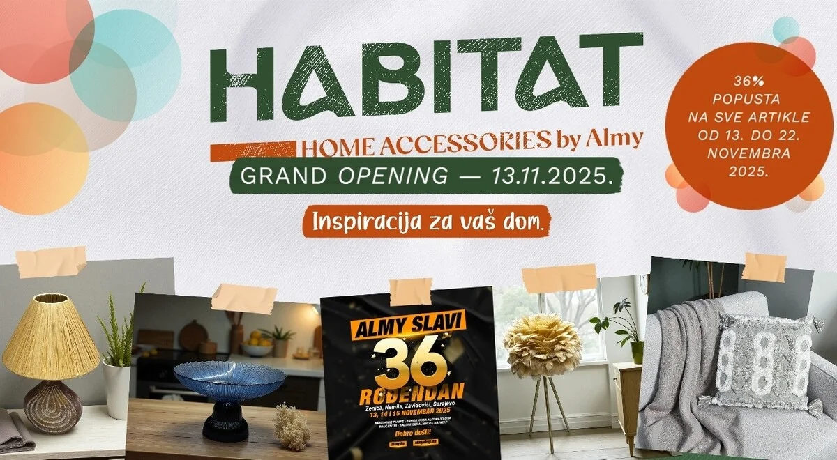 Novo poglavlje Almy priče: Otvara se Habitat — Home Accessories by Almy – Inspiracija za vaš dom!