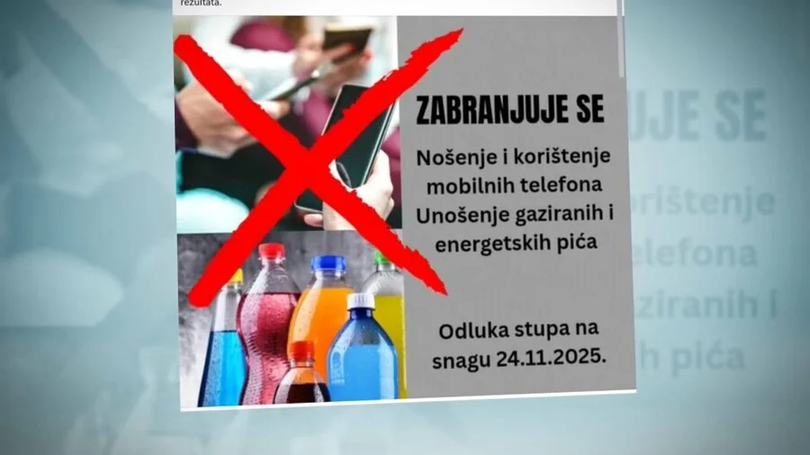 Osnovna škola u Visokom zabranila mobitele i energetska pića