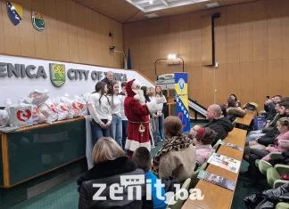“Dobročinstvo u BiH” obradovalo djecu s posebnim potrebama iz Zenice novogodišnjim paketićima (VIDEO+FOTO) Podijela Paketića, Dobročinstvo BiH