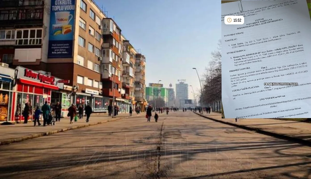 Ugovor Rekonstrukcija Trg Alije Izetbegovica