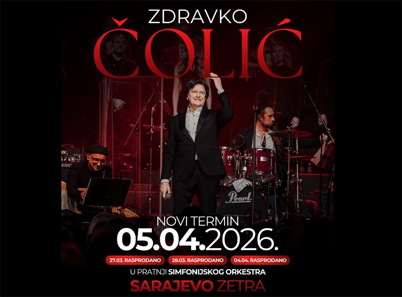 Zdravko Colic Zetra 5. April 2026