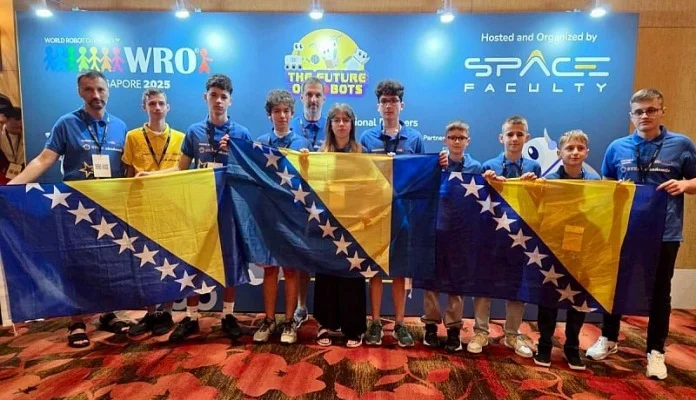 BiH osvojila srebro na Svjetskoj robotskoj olimpijadi u Singapuru
