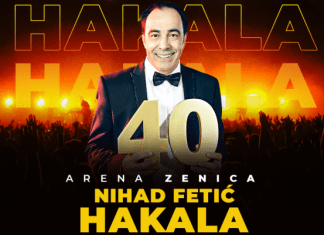 Večeras koncert “Zlatnih 40”: Nihad Fetić Hakala slavi četiri decenije karijere u Areni Zenica Hakala