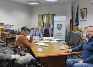 Radni sastanak ministra Sirovice sa Udruženjem ratnih vojnih invalida paraplegičara ZDK-a