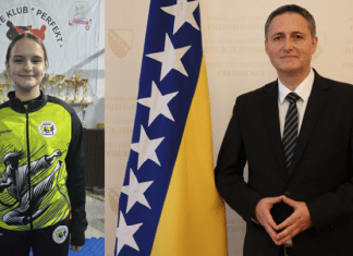 Član Predsjedništva BiH Denis Bećirović podržao bh. reprezentativku Merjem Bošnjak