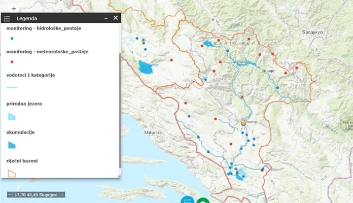 Očekuje se porast vodostaja cijelim tokom rijeke Neretve i moguće poplave