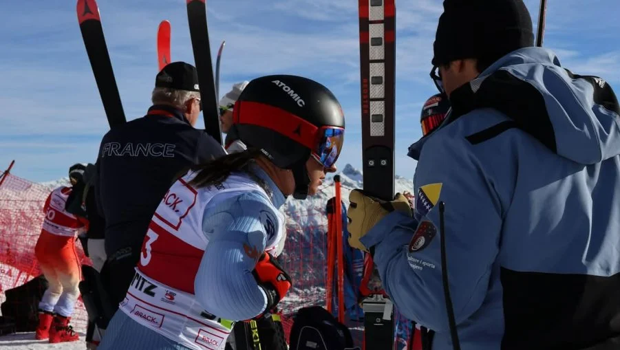 Teška utrka za Elvedinu Muzaferiju, zahtjevna staza testirala najbolje skijašice svijeta