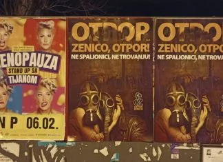 Plakati protiv spalionice osvanuli širom grada: “Otpor Zenico, otpor!” (FOTO)