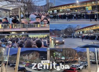 Navijači u kolonama pred zapadnom tribinom Bilinog polja (FOTO) Foto: Zenit.ba