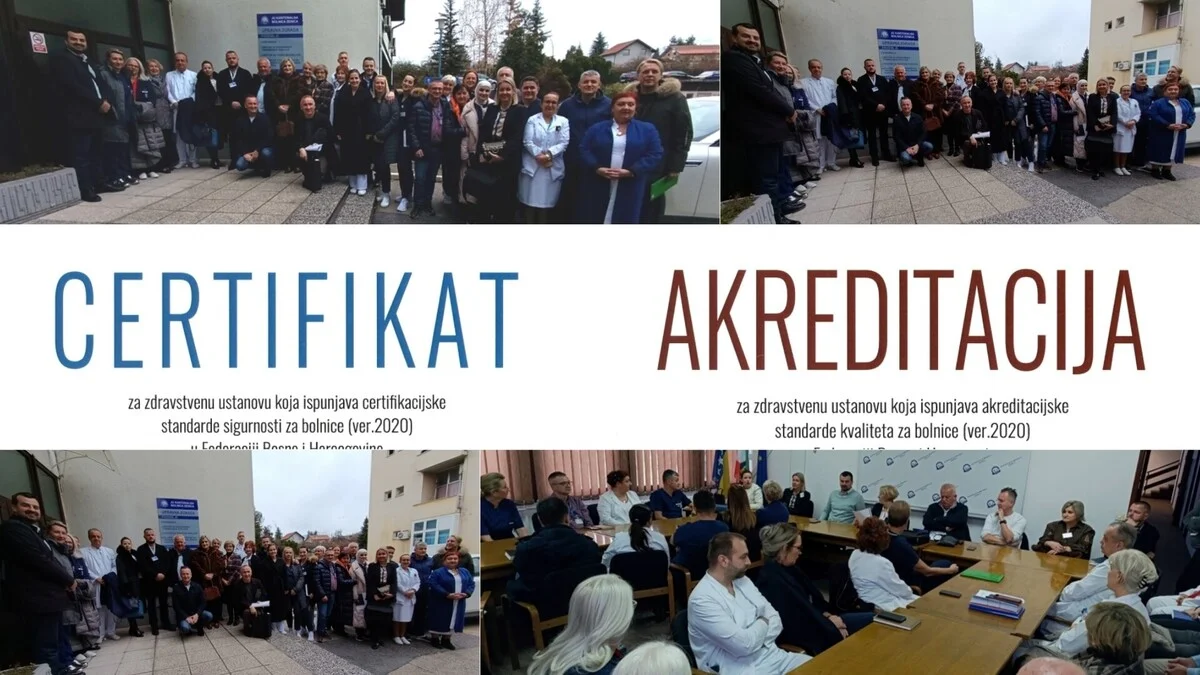 Kantonalna bolnica Zenica dobila status akreditovane zdravstvene ustanove (FOTO)