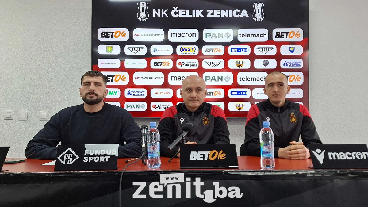 Press konferencija pred Kup susret NK Čelika i FK Sarajeva (Foto: Zenit.ba)