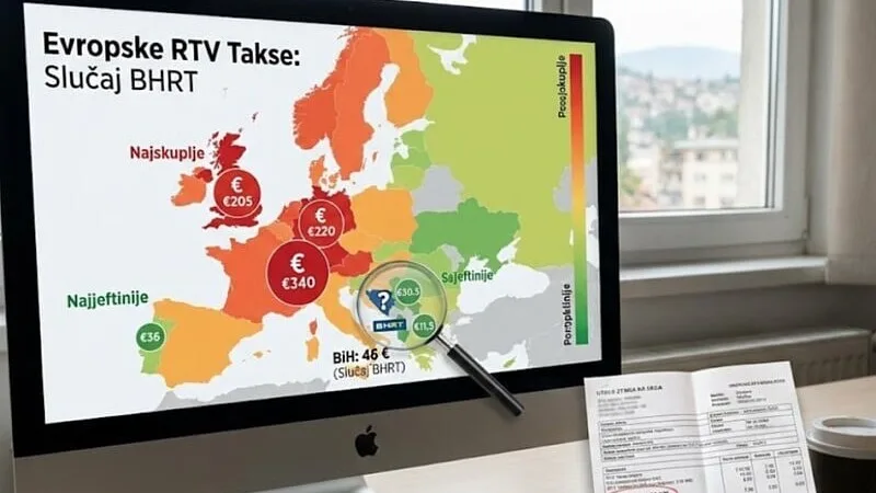 Gdje je u Evropi najskuplja, a gdje najjeftinija RTV taksa i zašto je BHRT u problemu