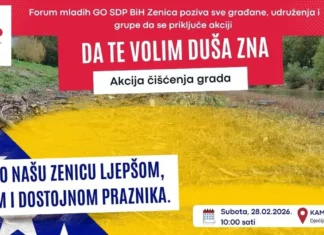 Forum mladih SDP-a poziva Zeničane na akciju čišćenja Kamberovića polja i obale Bosne