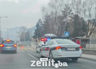 Saobraćajna nesreća u blizini KPZ-a Zenica, povrijeđen pješak Saobraćajna Nesreća, GGM Zenica