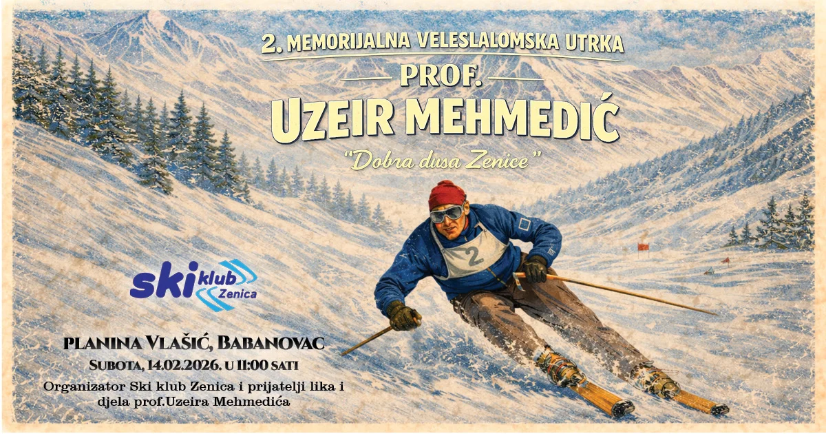 Na Vlašiću 2. Memorijal prof. Uzeir Mehmedić: “Dobra duša Zenice” živi kroz sport