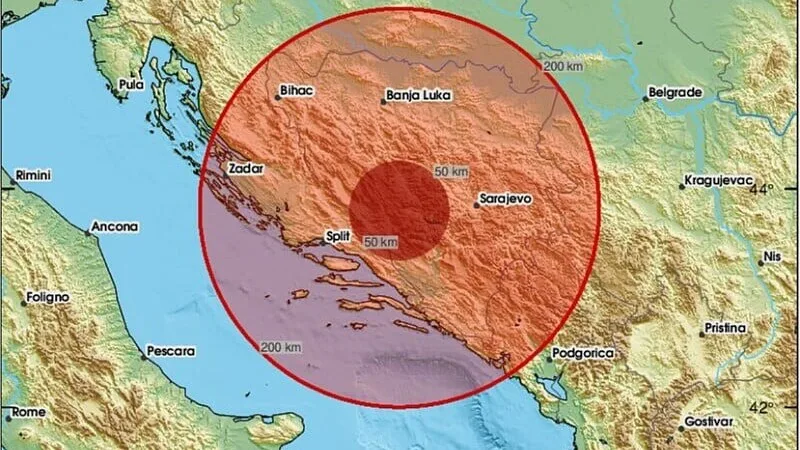 Zemljotres jačine 4,5 stepeni po Richterovoj skali pogodio BiH