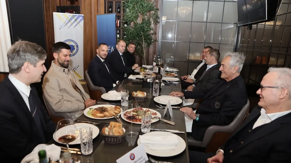 Uoči utakmice protiv Italije: Zajednički ručak Zeljkovića, Đokovića i Čeferina