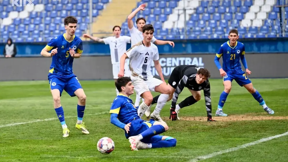 Mlada nogometna reprezentacija BiH remizirala sa Slovenijom na Grbavici