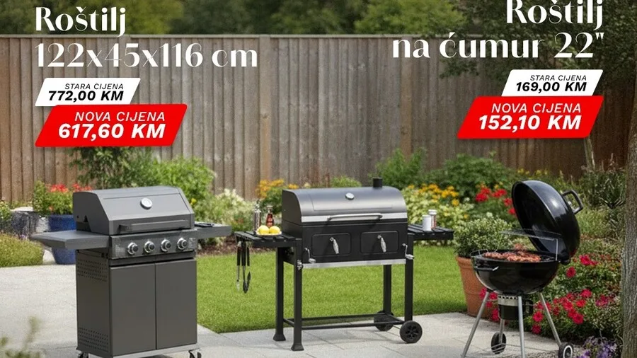 Bajramska akcija u HABITAT-u: Popusti na roštilje i suncobrane do kraja marta