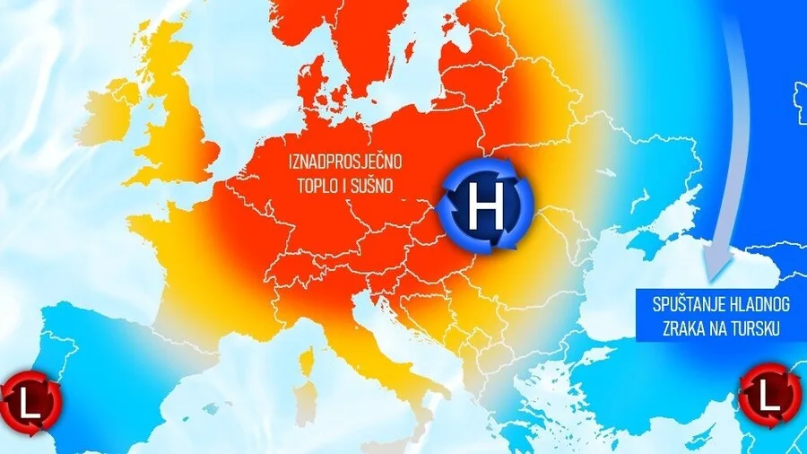 Umjereno oblačno i iznadprosječno toplo vrijeme do polovine marta