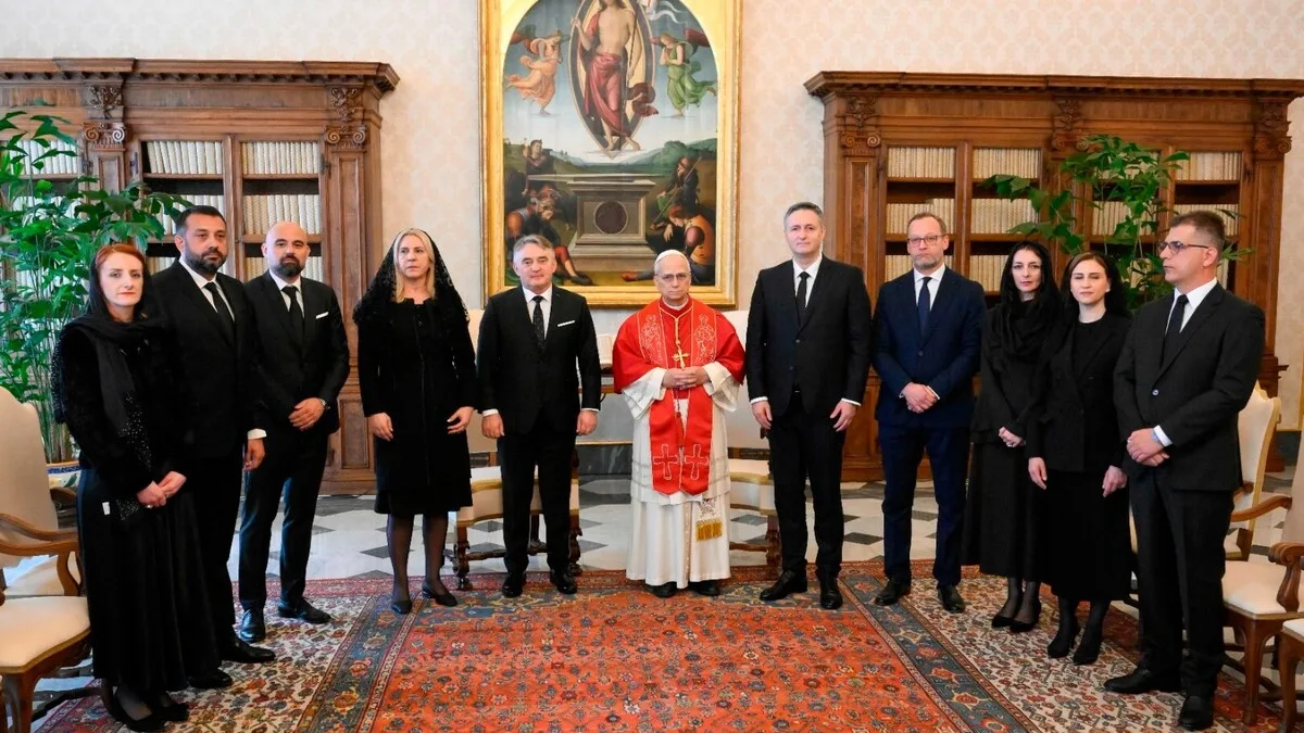 Članovi Predsjedništva BiH razgovarali s papom Lavom XIV