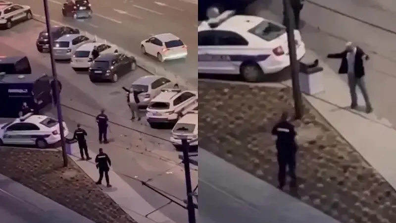 U Beogradu uhapšen državljanin BiH jer je čekićem oštetio pet policijskih vozila