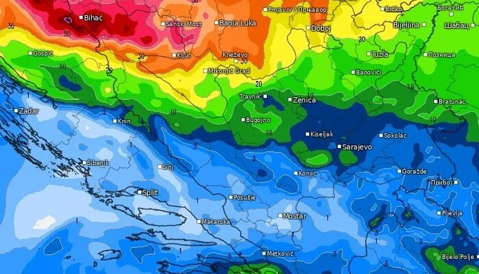 Najavljen novi talas padavina i zahlađenje u BiH