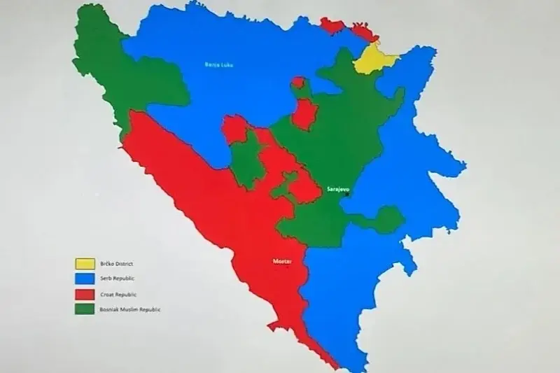 Na skupu u Zagrebu predstavljena karta BiH sa trećim entitetom, reagovali iz SDA: Brine šutnja državne vlasti