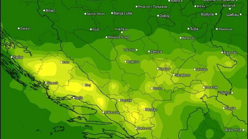 Nestabilno vrijeme danas: Mogući jači pljuskovi i lokalno nevrijeme, od petka stabilnije