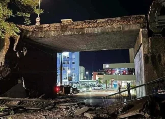 Obrušila se ograda i dijelovi mosta na starom Graničnom prijelazu Gradiška, obustavljen saobraćaj