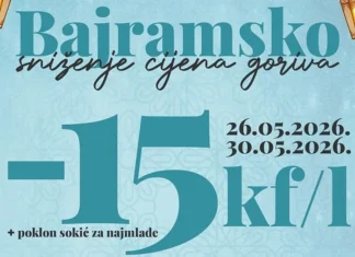 Tradicionalno bajramsko sniženje goriva na benzinskim pumpama ALMY