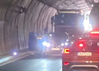 Obustavljen saobraćaj kroz tunel Vranduk nakon saobraćajne nesreće