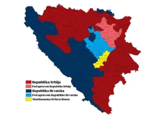 Objavljena mapa podjele BiH između Hrvatske i Srbije