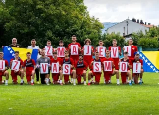 “Uz vas smo”: Fudbaleri Veleža pružili podršku Zmajevima pred duel sa Švicarskom